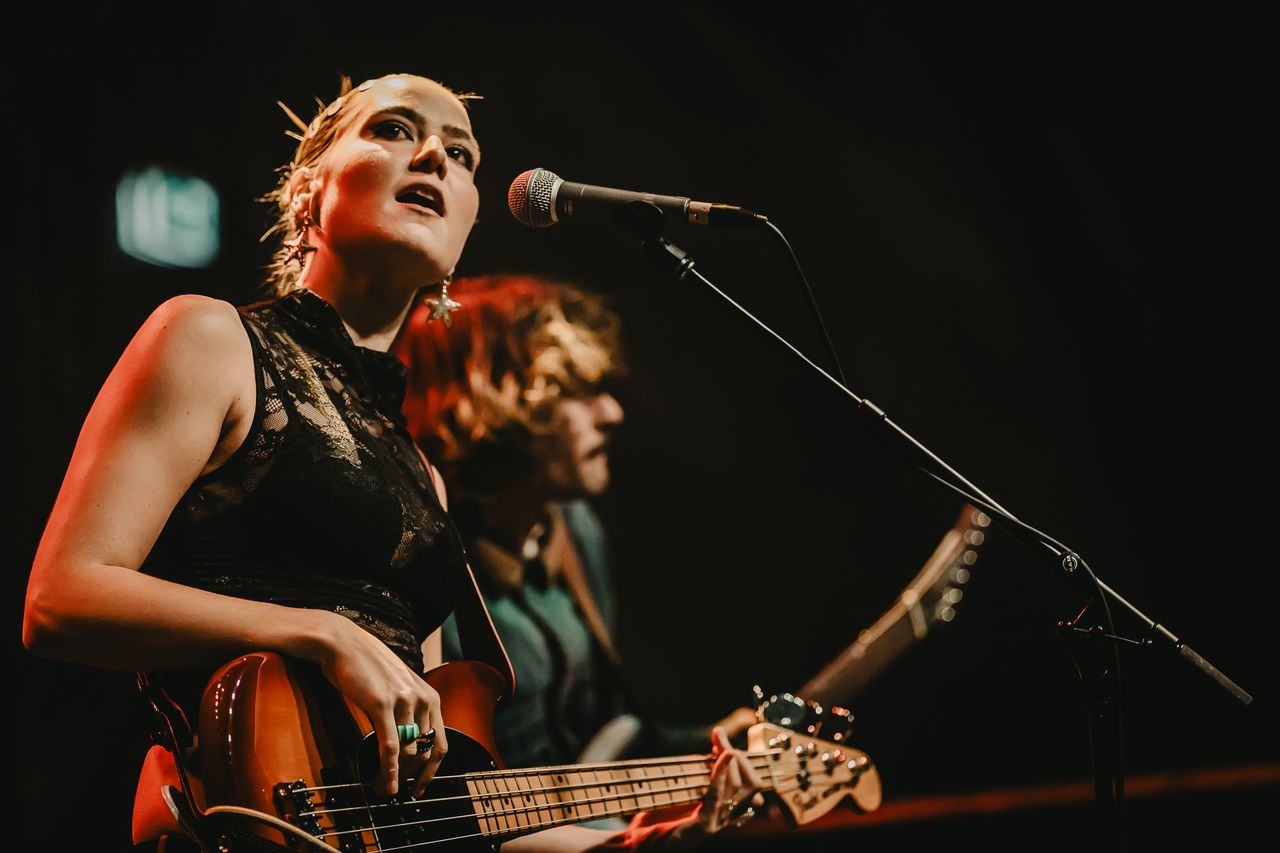 Blush performing in Adelaide at Hindley Street Music Hall